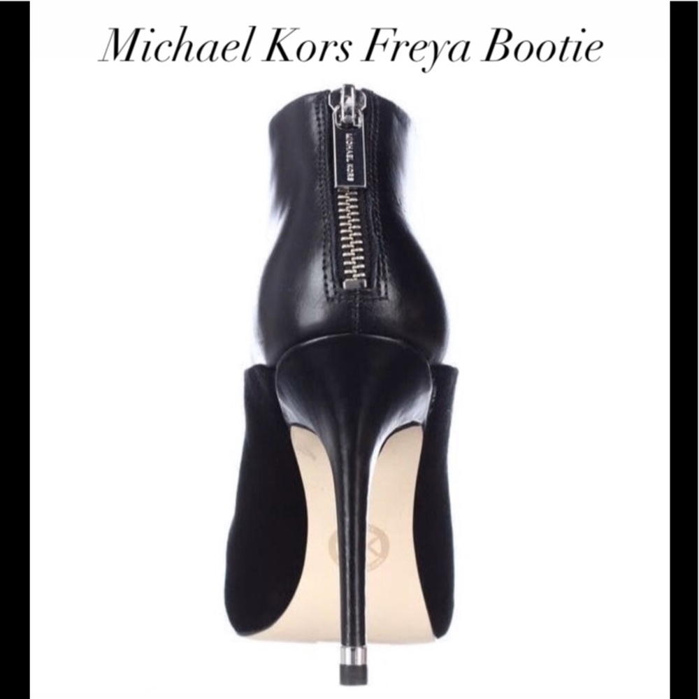 Michael Kors Freya Bootie Black Heels